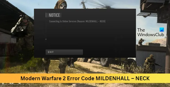 Oprava Modern Warfare MILDENHALL - Chyba krku
