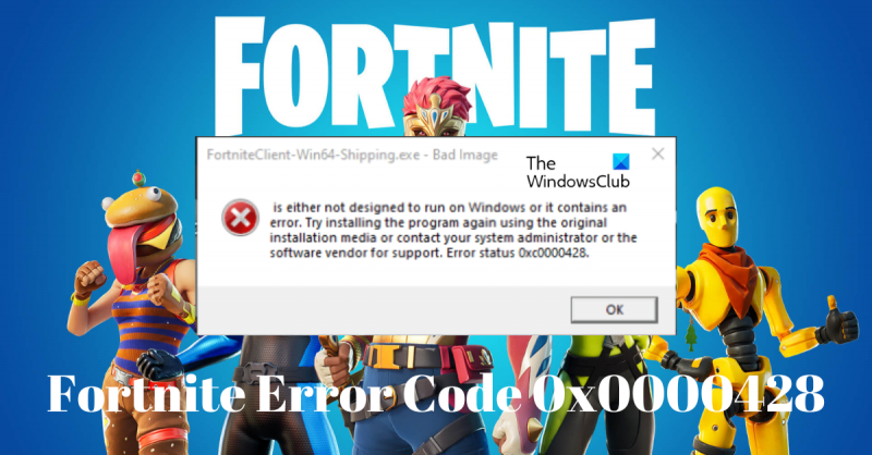 Código de error de Fortnite 0x0000428