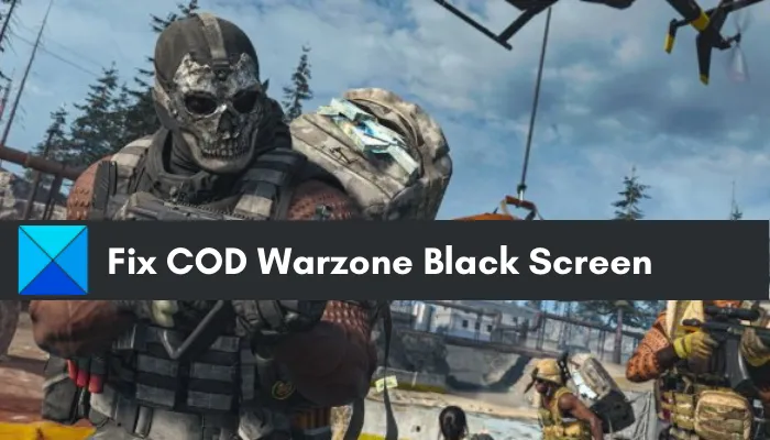 Korjaa COD Warzone Black Screen -ongelma PC:ssä