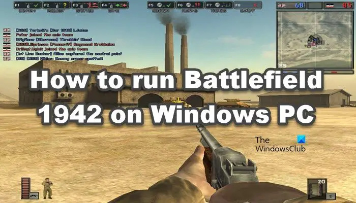 Bagaimana untuk menjalankan Battlefield 1942 pada PC Windows