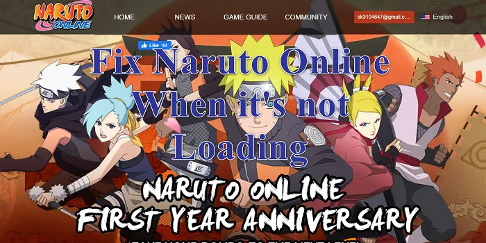 Erreur de chargement en ligne de Naruto [Corrigé]