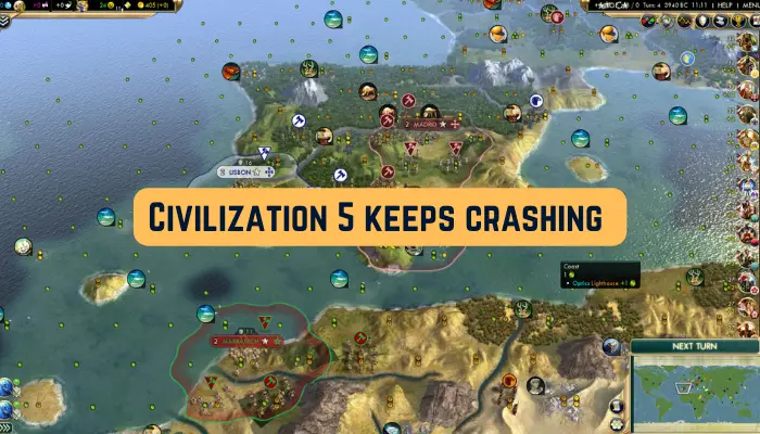   Civilization 5 n'arrête pas de planter