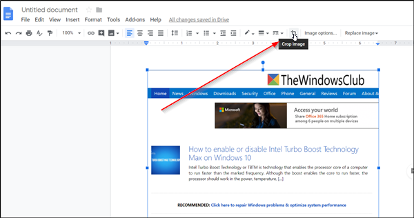 Comment recadrer, faire pivoter et ajouter des couleurs de bordure aux images dans Google Docs