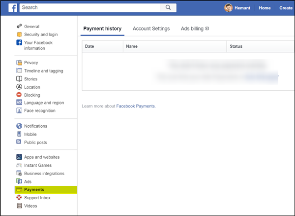 Comment utiliser Facebook Payments pour envoyer et recevoir de l'argent