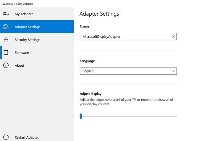 I-setup ang mga application ng Microsoft Wireless Display Adapter