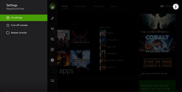 Xbox One -taustan mukauttaminen tai muuttaminen
