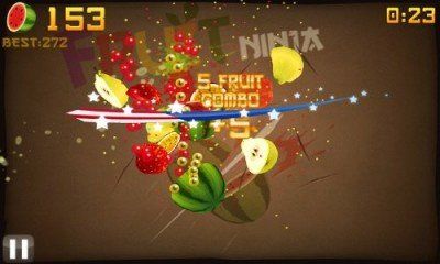 Fruit Ninja no jogo