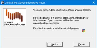 برنامج adobe-flash-shockwave-uninstaller