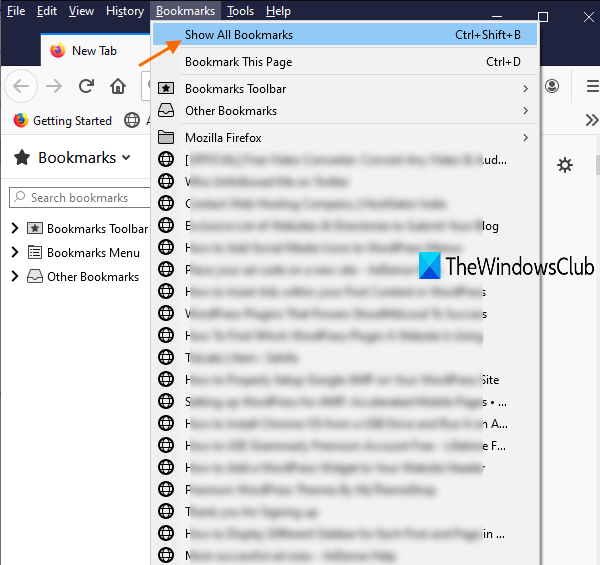 Kako izvoziti ali varnostno kopirati zaznamke iz brskalnika Firefox