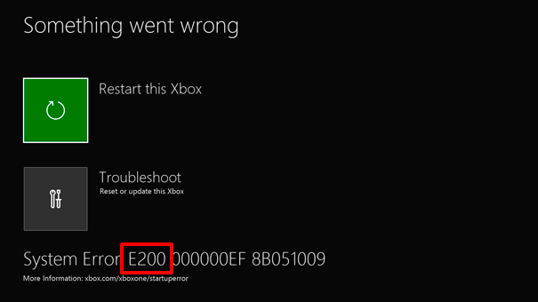 Kako ispraviti pogreške pri pokretanju Xbox One ili E kodove pogrešaka