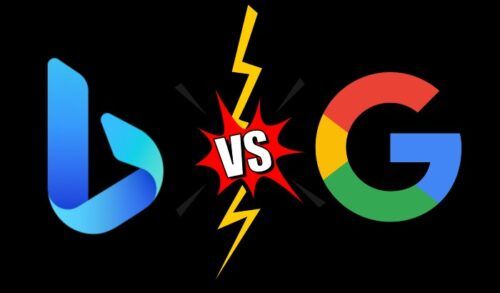 Microsoft Bing versus Google