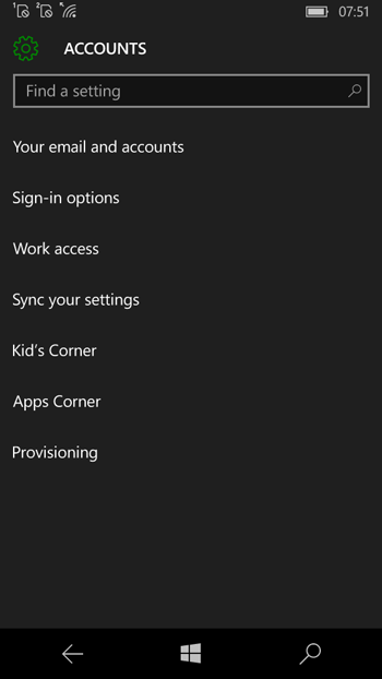 Sähköpostitilin poistaminen Windows Phonessa