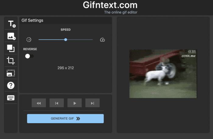 Lisage GIF-animeeritud tekst ja pildid GIFnTextiga