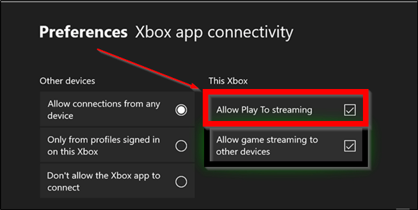 Kuidas voogesitada muusika- ja videosisu Xboxi konsooli, kasutades funktsiooni Play To