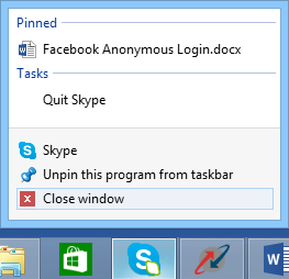Kuinka minimoida Skype Skype-lokeroon Windows 10/8: ssa