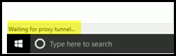 Risolvi il problema di attesa del tunnel proxy nel browser Chrome