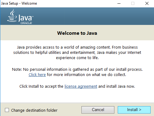 Kā manuāli iespējot jaunāko Java versiju Windows sistēmās