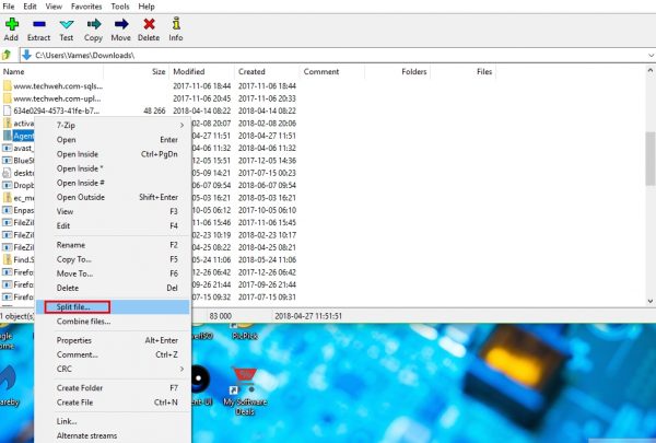 Zip datoteka je prevelika napaka pri prenosu datotek iz DropBox-a