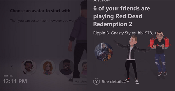 Cómo se ve un avatar de Xbox en Xbox Live