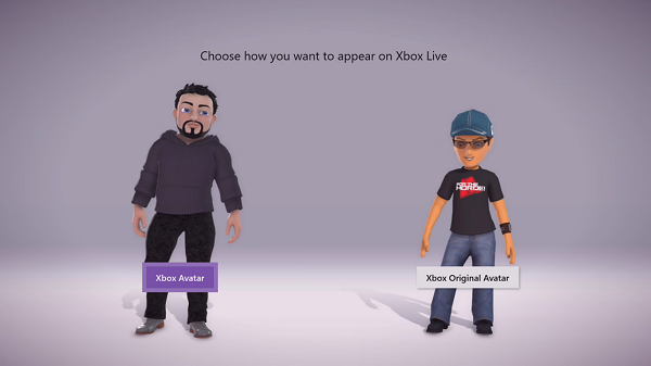 Staré nové Xbox avatary