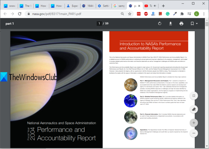 Kako onemogućiti ili omogućiti način prikaza na dvije stranice za PDF u pregledniku Google Chrome PDF Viewer
