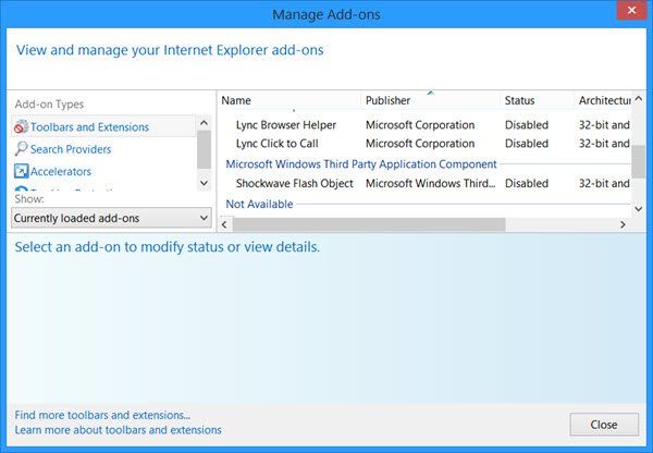 activer Adobe Flash Player Internet Explorer