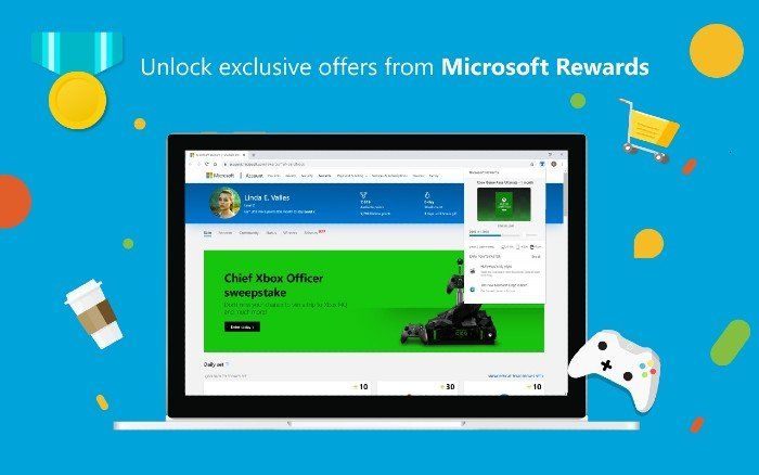 Comment utiliser Microsoft Rewards and Give avec Bing