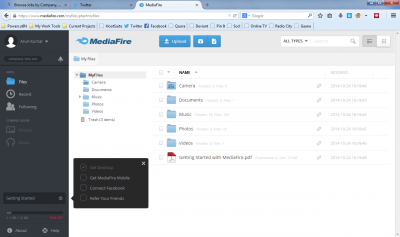 Herziening van MediaFire Cloud Storage