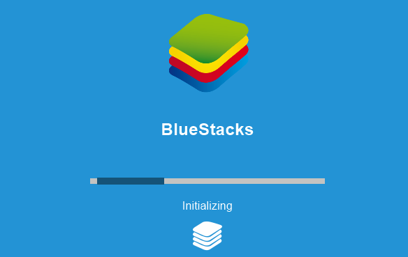 Bluestacks fast vid initialisering på Windows 10