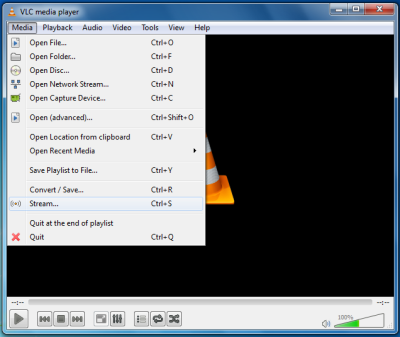 Kuidas voogesitada videoid LAN-is VLC Media Playeriga: ekraanipildi õpetus
