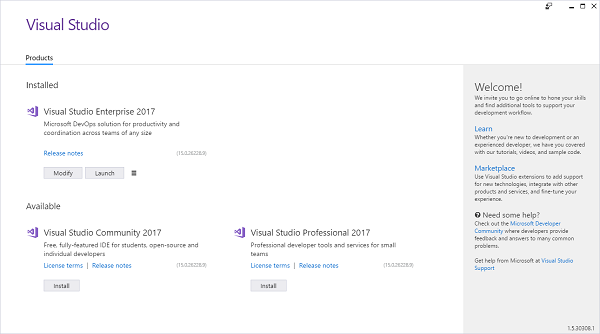 Microsoft Visual Studio - Éditions, Comparaison, Fonctionnalités, FAQ