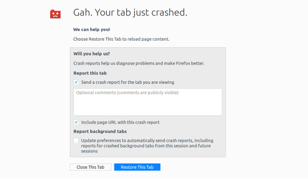 Fix Firefox kraschar på Windows 10 PC