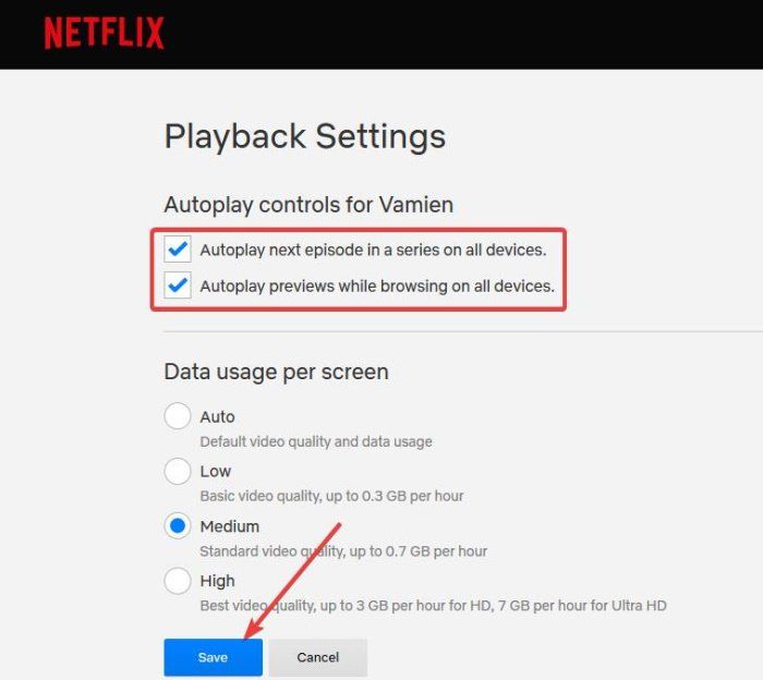 Как выключить Вы все еще смотрите сообщение в Netflix