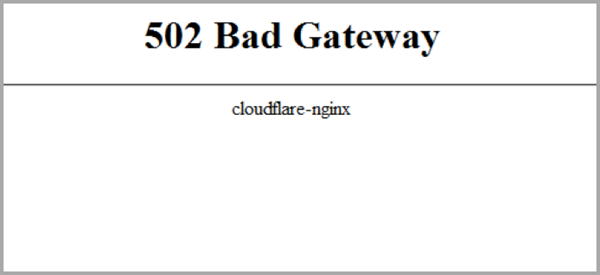كيفية إصلاح خطأ 502 Bad Gateway