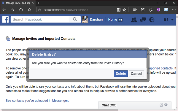 Comment voir et supprimer les contacts que vous avez partagés avec Facebook
