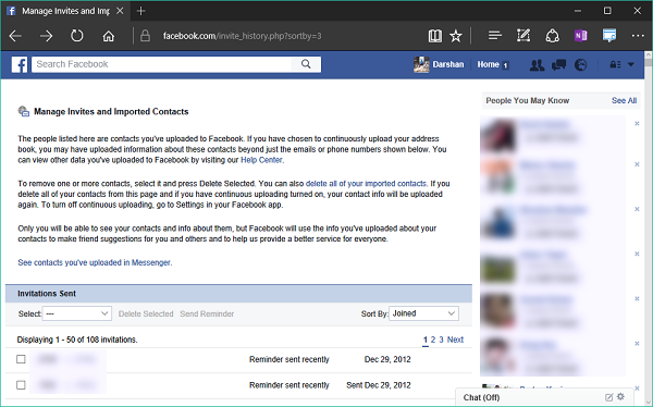 Comment voir et supprimer les contacts que vous avez partagés avec Facebook