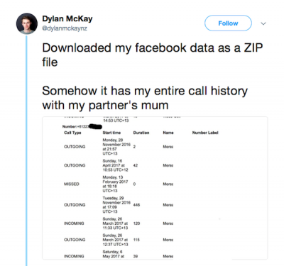 Jak na stałe przeglądać i usuwać historię połączeń i SMS-ów z Facebooka
