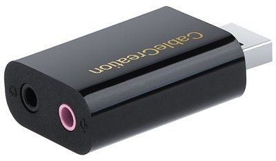 CableCreation USB - 3,5 mm: n Jack-audiosovitin