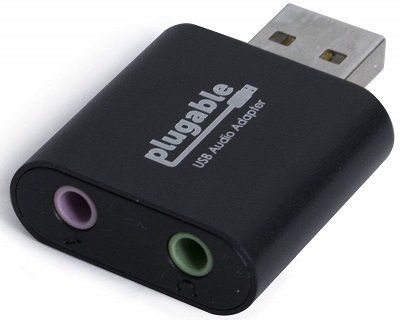 प्लग करने योग्य USB ऑडियो एडाप्टर
