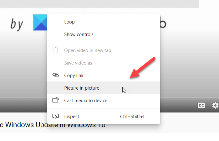 Comment utiliser l'image en mode image sur le navigateur Microsoft Edge