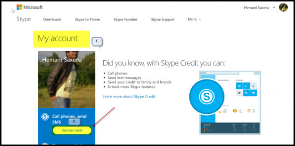كيفية شراء رصيد Skype