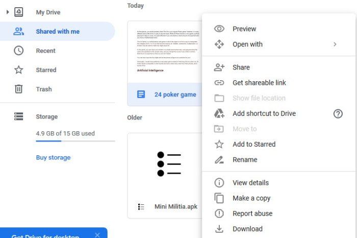 Kako prenesti datoteke in podatke z enega pogona Google Drive na drugega