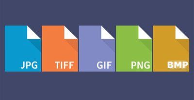 PNG、JPG、GIF、BMP、TIF：画像ファイル形式の説明