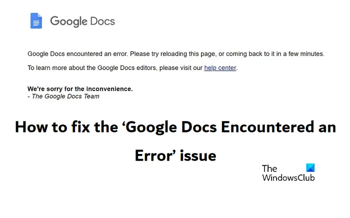 Google Docs heeft een bug gevonden [opgelost]