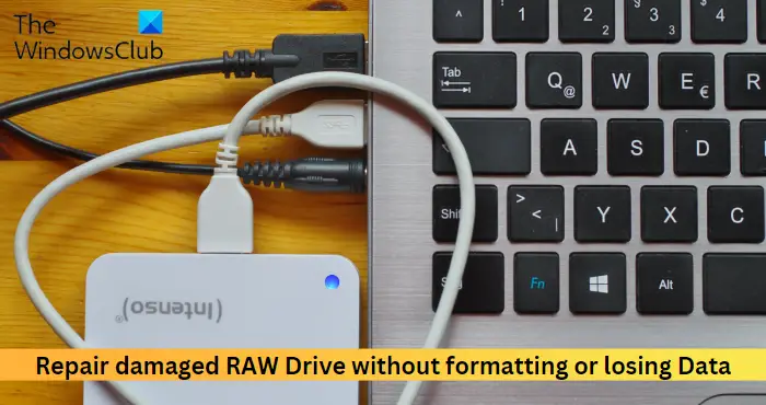 Izlabojiet bojāto RAW disku, neformatējot un nezaudējot datus