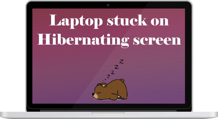 Лаптоп блокира на екран в хибернация