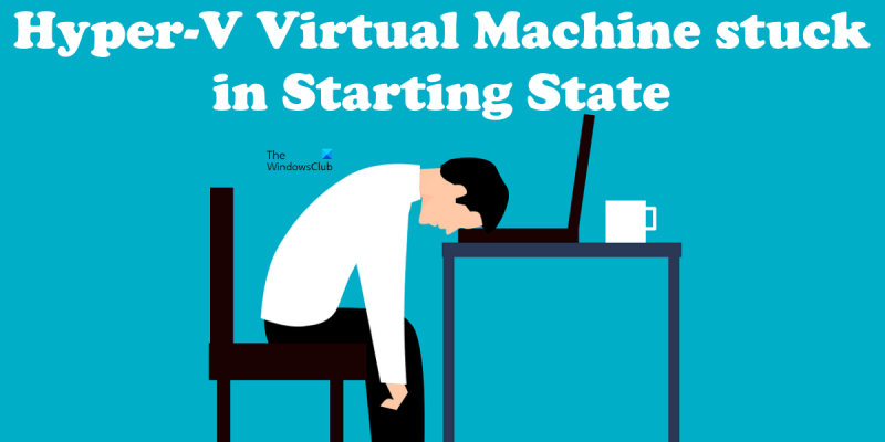 Hyper-V virtuel maskine sidder fast i starttilstand