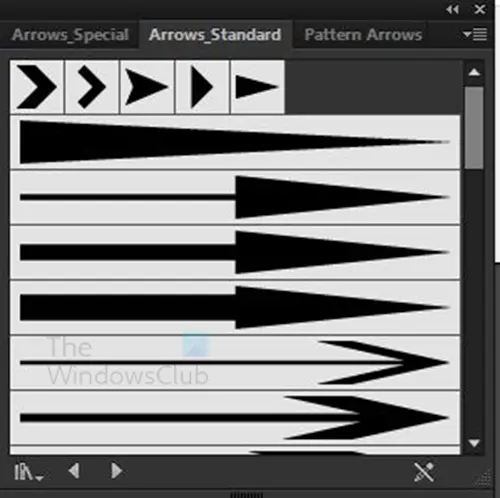   Jak zrobić strzałki w programie Illustrator — Arrow_standard