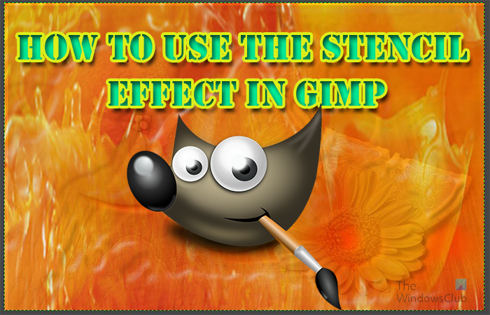Hoe maak je een stencil in GIMP?