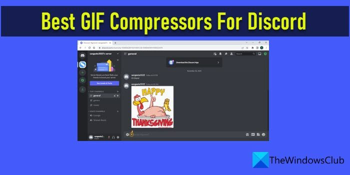 Meilleurs compresseurs GIF pour Discord
